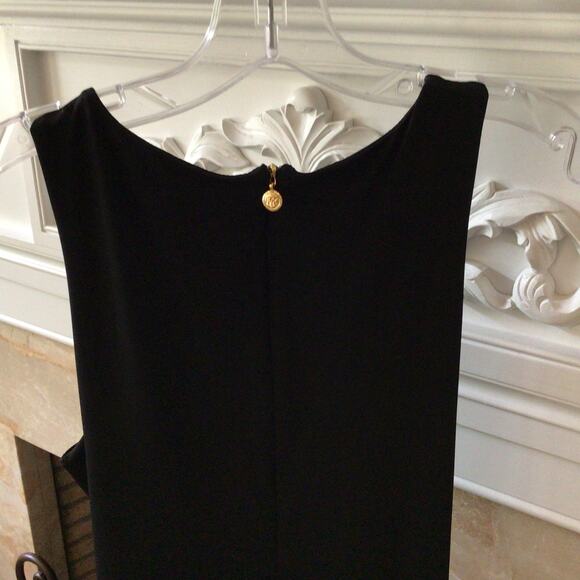 Michael Micheal Kors Black Sleeveless Black Dress Sz M - Picture 4 of 6